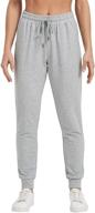 👖 stelle women's sweatpants lightweight yoga joggers: perfect athletic workout track pants with pockets - 28-inch length logo