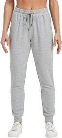 img 4 attached to 👖 Stelle Women's Sweatpants Lightweight Yoga Joggers: Perfect Athletic Workout Track Pants with Pockets - 28-inch Length