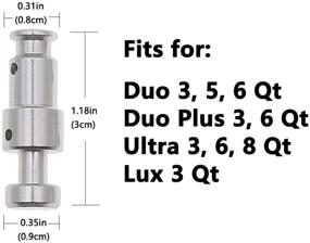 img 1 attached to 🔧 Instant Pot Replacement Parts - Float Valve Seal with 6 Sealer Gasket | Fits Duo 3, 5, 6 Qt, Duo Plus 3, 6 Qt, Ultra 3, 6, 8 Qt, Lux 3 Qt