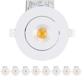 img 4 attached to 💡 Adjustable 5000K Ultra Thin Recessed Lighting Option by Gasonny