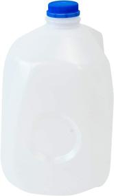 img 1 attached to 🥤 CSBD 1 Gallon Plastic Jug with Lid - (2 Pack) BPA-Free, Reusable & Refillable Containers for Water, Milk, Juice or Liquids - Ideal for Residential or Commercial Use - Made in the USA