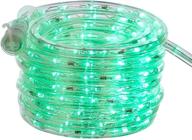 amazon basics 210 led indoor outdoor green rope light: 20-foot illumination solution логотип