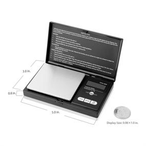 img 2 attached to Weigh Gram Scale: Accurate Pocket Scale for Jewelry, Food, and Kitchen - 600g x 0.1g Digital Scale