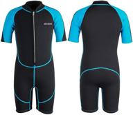 seaskin kids wetsuit: thermal neoprene swimsuits for boys, girls, and toddlers - full and shorty suits, various sizes and styles logo