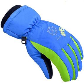 img 1 attached to 🧤 Winter Gloves for Girls - Waterproof Mittens for Cold Weather