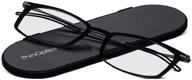 👓 seo-optimized: thinoptics frontpage brooklyn reading glasses with milano aluminum case logo