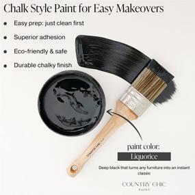 img 3 attached to 🎨 Chalk Style Paint: Eco-Friendly, No Wax Needed - Perfect for Furniture, Home Decor, and Crafts!