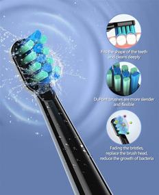 img 1 attached to Sonic Electric Toothbrush Adults Rechargeable