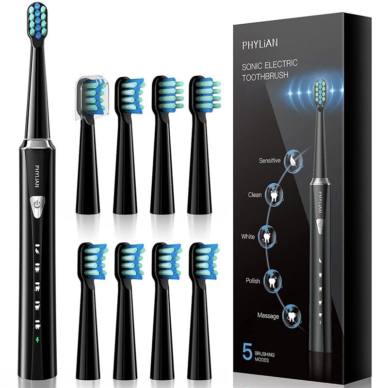 sonic electric toothbrush adults rechargeableロゴ