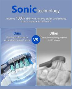 img 3 attached to Sonic Electric Toothbrush Adults Rechargeable