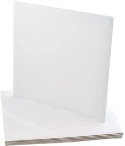 img 3 attached to 🍰 8-Inch Square Cakeboard with Coating, Pack of 25