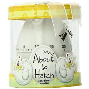 img 4 attached to Kate Aspen Showcase Gift Box, Yellow 'About to Hatch' Kitchen Egg Timer (18010WT)