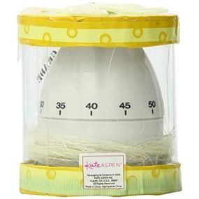 img 3 attached to Kate Aspen Showcase Gift Box, Yellow 'About to Hatch' Kitchen Egg Timer (18010WT)