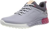 elevate your game with ecco women's s-three gore-tex golf shoe logo