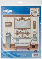 🧵 enhance your cross stitch collection with janlynn 006-0100 victorian bath design logo