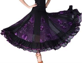 img 2 attached to Elegant Ballroom Dancing Flower Purple