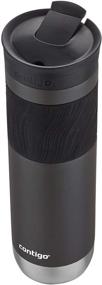 img 1 attached to Contigo SnapSeal Insulated Travel Mug: 24oz Sake Gray - Review, Benefits, and Features