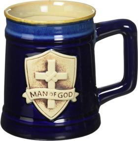 img 2 attached to Walk By Faith Not By Sight - Elegant Porcelain Coffee Mug for Home Décor