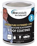 🏭 durable epdm rubber roof coating (signature extended life 1gal can- white) by dicor corp logo