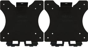 img 4 attached to 💪 Enhance Your HP Pavilion Monitors with WALI VESA Mount Adapter Bracket - 2 Pack, Black