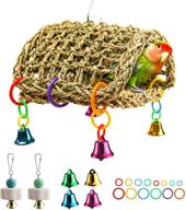 🦜 bird seagrass hammock diy toys: the perfect parrot nest house & cage tent for parakeets, cockatiels, lovebirds, and more! logo