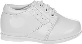 img 3 attached to Josmo First Steps Walking Toddler Boys' Shoes ~ Oxfords