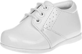 img 4 attached to Josmo First Steps Walking Toddler Boys' Shoes ~ Oxfords