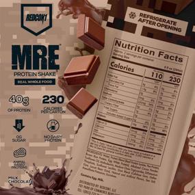 img 1 attached to 🥛 Redcon1 MRE Ready to Drink Protein Shake Milk Chocolate – Case of 12 for Quick Nutrition Boost!