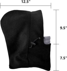 img 2 attached to ❄️ Stay Cozy in the Snow: 2 Pack Balaclava Ski Mask & Winter Warm Fleece Hat for Men & Women