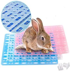 img 4 attached to Hamiledyi Rabbit Design Plastic Resting