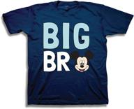 👕 adorable disney mickey minnie siblings t shirt for boys: trendy clothing and stylish tops, tees & shirts logo