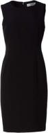 kasper womens sleeveless sheath dress women's clothing logo