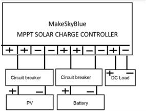 img 2 attached to MakeSkyBlue 60A MPPT Solar Charge Controller with LCD Display - Auto 12V/24V/36V/48V Solar System (Model 60A-V118)