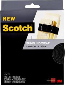 img 4 attached to Black Scotch Bundling Wrap, 🖤 1-Pack, 1.5-inch x 30-feet – Enhanced SEO-friendly