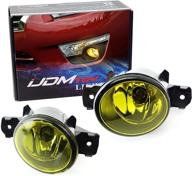 selective yellow lens halogen fog lamps for nissan & infiniti, driver + passenger side assembly with (2) 55w h11 halogen bulbs by ijdmtoy logo