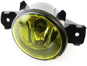 img 2 attached to Selective Yellow Lens Halogen Fog Lamps for Nissan & Infiniti, Driver + Passenger Side Assembly with (2) 55W H11 Halogen Bulbs by iJDMTOY