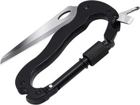 img 4 attached to Oright Multitool Carabiner Foldable Stainless