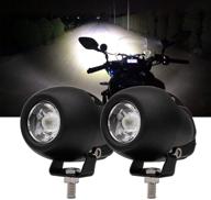 🚗 chelhead compact 2.7 inch led driving lights | 20w 7d spot beam round work lights | off road led pods for motorcycle, jeep, suv, truck, wrangler, boat, tractor | 2pcs logo