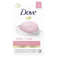 🕊️ dove beauty bar: gentle cleanser for softer and smoother pink skin. more moisturizing than regular bar soap - 3.75 oz (pack of 6 bars) logo