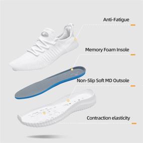 img 2 attached to 👟 SK·TRIP Lightweight Breathable Women's Shoes: Non-Slip Footwear for Athletics