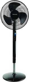 img 2 attached to 🌬️ Honeywell Advanced QuietSet 16” Whole Room Stand Fan - Black, Ultra Quiet Pedestal Fan with Remote Control, Oscillation, and 5 Power Settings: A Comprehensive Review