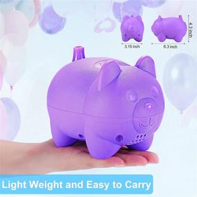 img 2 attached to 🎈 Willsily Electric Balloon Pump with Portable Nozzle, Air Blower for Party Decoration Garland Kit Gadgetry - Includes 76pcs Balloon Arch