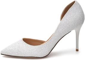 img 2 attached to 👠 Dress First Women's Closed Toe Classic Pumps for Fashionable Footwear