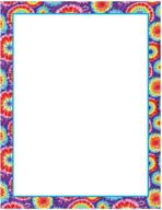 🌈 barker creek tie-dye designer computer paper, 8.5” x 11”, decorative printer paper - 50 sheets per pack, ideal for home, school, office supplies (715) logo