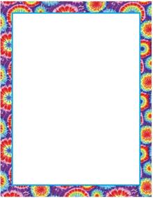 img 4 attached to 🌈 Barker Creek Tie-Dye Designer Computer Paper, 8.5” x 11”, Decorative Printer Paper - 50 Sheets per Pack, Ideal for Home, School, Office Supplies (715)