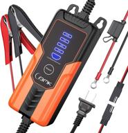 bmk trickle car battery charger: 12v 2a smart pulse repair for boat, car, motorcycle, lawn mower, rv, suv, atv logo