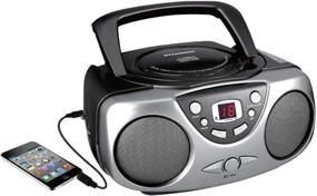 img 2 attached to Sylvania SRCD243 Portable Player Boombox Portable Audio & Video