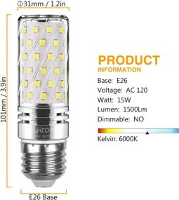 img 3 attached to 💡 E26 LED Corn Bulbs by Yiizon