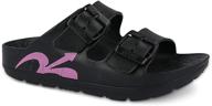 👟 stylish gravity defyer women's sandal: black athletic shoes for active women logo