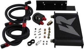 img 3 attached to 🔥 High-performance 24 Row Engine Oil Cooler Kit for Fairlady350Z 370Z VQ35 VQ37 Upgrade